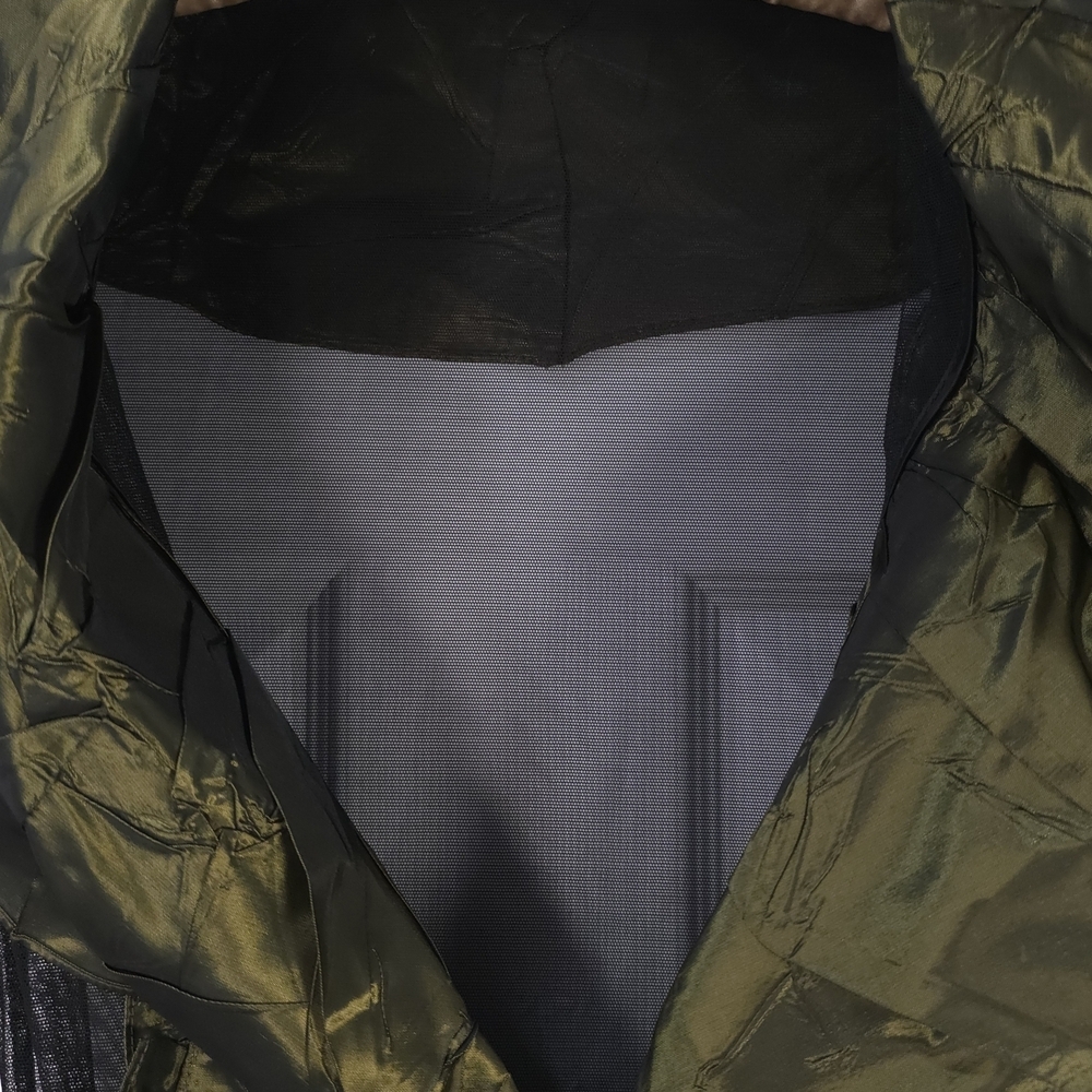 Marie Saint Pierre Avant Garde Couture Jacket Tunic - Gold/Green Taffeta S - Picture 7 of 11